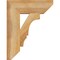 Ekena Millwork Balboa Slat Rough Sawn Bracket, Western Red Cedar, 4"W x 14"D x 18"H BKT04X14X18BOA06RWR - alternate 3